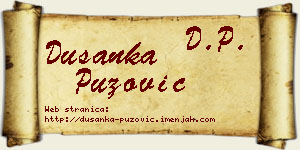 Dušanka Puzović vizit kartica